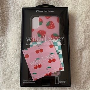 Strawberry Wildflower iPhone XS Case
